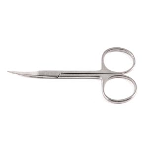 Sklar Instruments Scissors, 4-1/2", Curved, 25/cs
