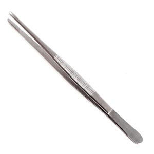 Sklar Instruments Dressing Forceps, 5" Thump, Serrated, Sterile, 25/cs