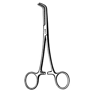 Sklar Instruments Mixter Forcep, Right Angle, 7.25"