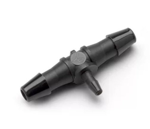 Hillrom Fitting, "T", 1/8" x 1/16" x 1/8"