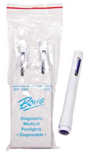 Symmetry Surgical, Inc. Penlights, Cobalt Filter, 3/pk
