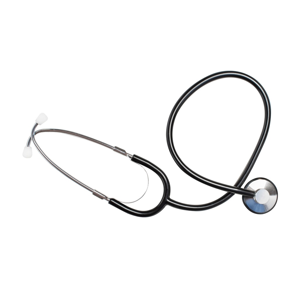 Dukal Corporation Stethoscope, Single Head, 22", Black