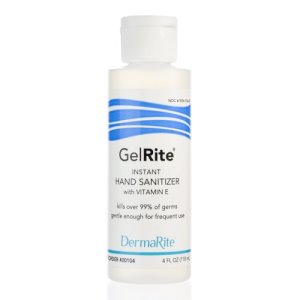 DermaRite Industries, LLC GelRite Instant Hand Sanitizer, 4oz, 24/cs
