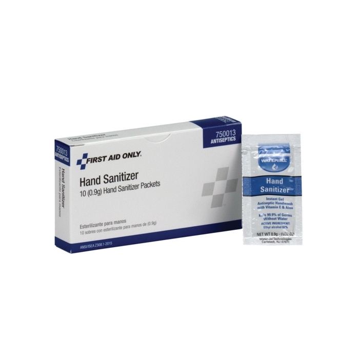 First Aid Only/Acme United Corporation Hand Sanitizer Packets, 10/bx 