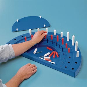 Hygenic/Performance Health Semi-Circular Peg Board, 26" x 14" x 2"