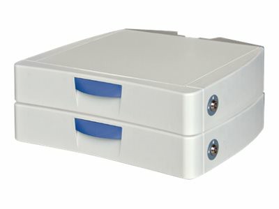Capsa 3 inch Two Locking VX Add-On Drawers for M38e Computing Workstation Cart