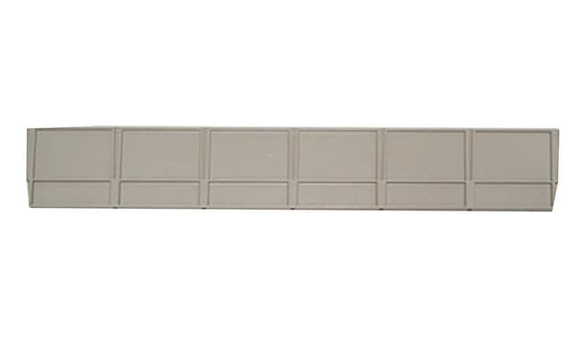 Capsa Avalo 3 inch Plastic Vertical Drawer Divider Kit for Standard Medication Cart, Gray