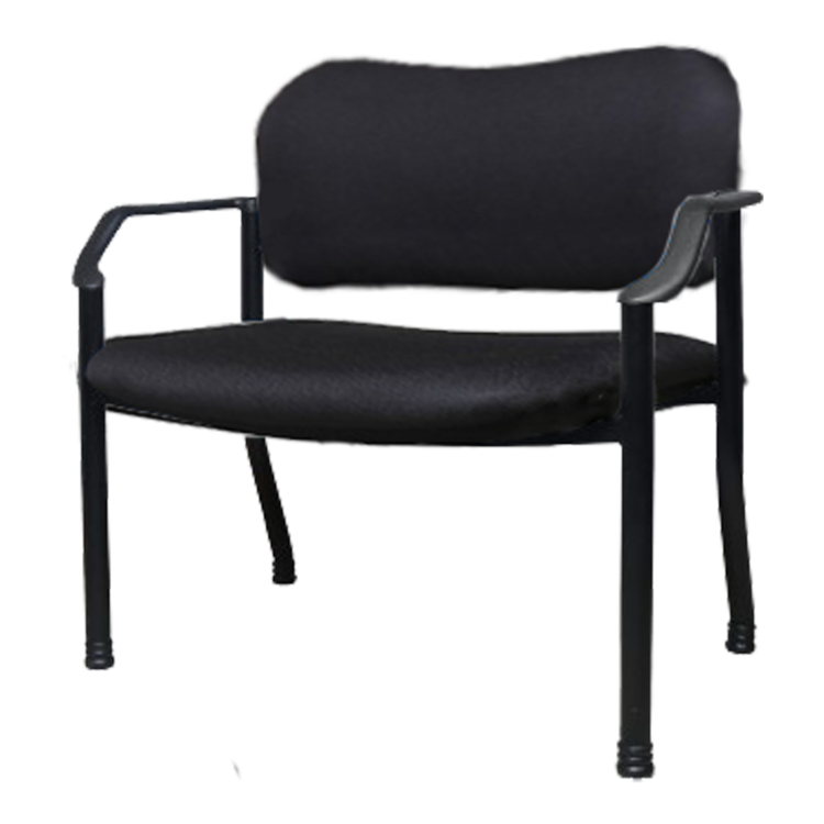 Blickman Industries Room Chair, Vinyl w/Arms, Bariatric