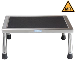Blickman Industries Kent Foot Stool, 18"W x 8"H x 12"D, MRI Safe