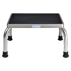 Blickman Industries Step Stool 1260, Stainless Steel w/Mounting Holes