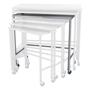 Blickman Industries Nested Table 40"W x 38"H x 20"D
