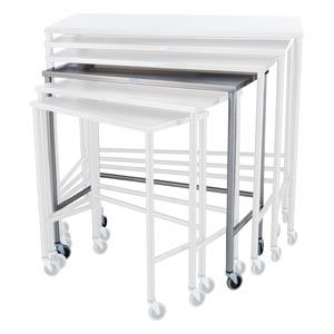 Blickman Industries Nested Table 36"W x 36"H x 18"D