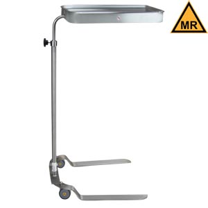 Blickman Industries Mayo Stand, 12 5/8" x 19 1/8" Tray, MRI Safe