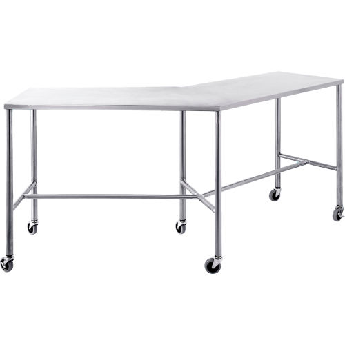 Blickman Industries Angular Instrument Table 72"W x 34"H x 18"D