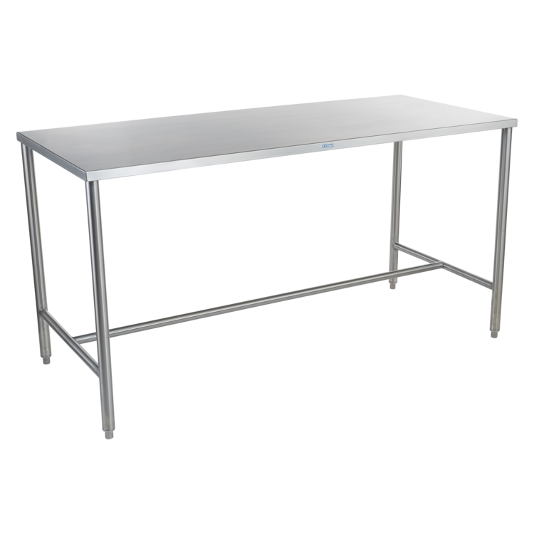 Blickman Industries Work Table, 80"W x 36"H x 36"D, H-Brace