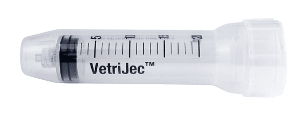 VetriJec Hard Pack Luer Lock Syringe, 6cc