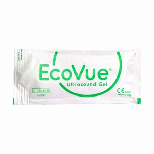 HR Pharmaceuticals EcoVue® Ultrasound Gel, 20g Packet, Sterile