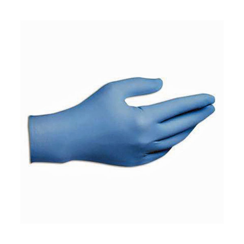 Ansell Exam Glove, Medium, Powder-Free, Nitrile, Textured, Blue