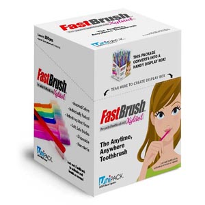 Dukal Corporation FastBrush Pre-Pasted Toothbrushes, Disposable