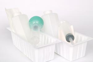 Cardinal Health Bulb Syringe, 60cc, 1200cc Irrigation Tray, Lidded