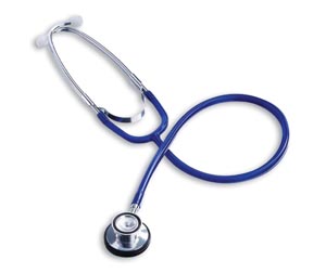 American Diagnostic Corporation Dual-Head Economy Stethoscope, Black
