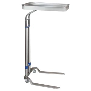 Blickman Industries Benjamin Mayo Stand, 13" x 19" Tray, Foot Operated