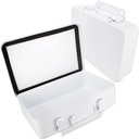 First Aid Only Weatherproof Horizontal Metal Case with Gasket & Handle Hanger, 16/Unit