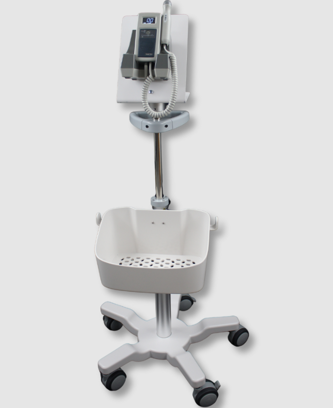 Newman Medical Roll Stand with Basket, for Digidop 330 & 770 Models Only