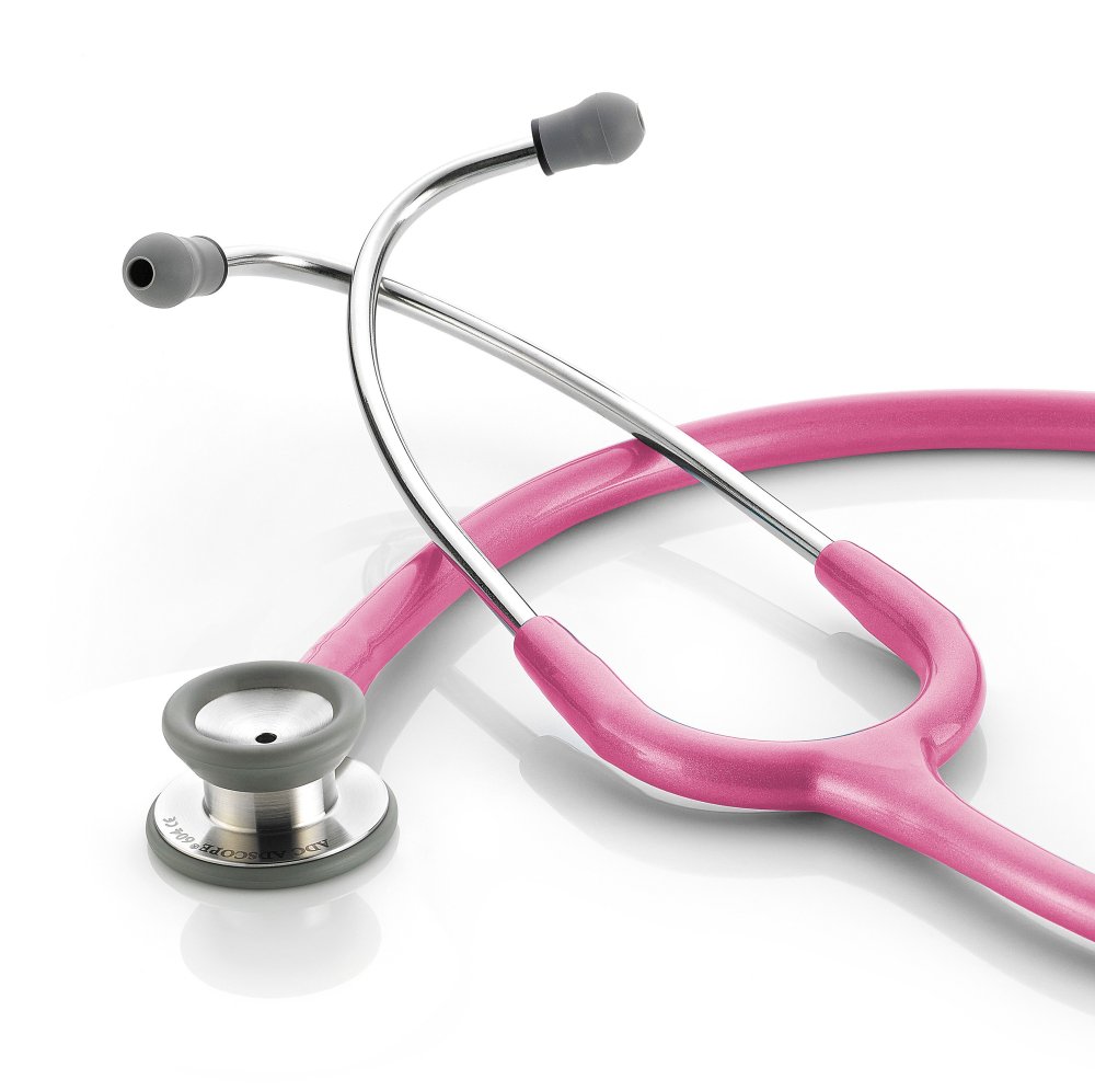 American Diagnostic Corporation Pediatric Stethoscope, Metallic Raspberry