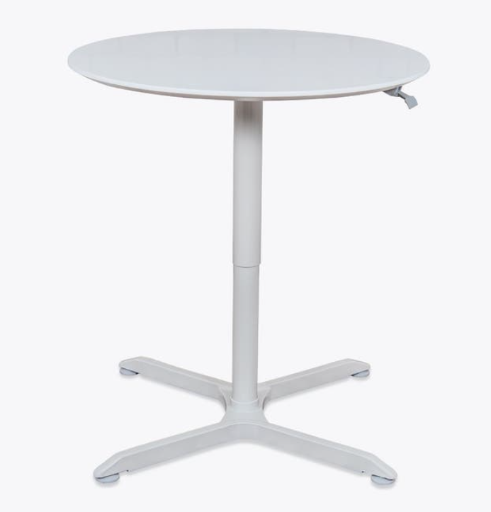 Luxor 36" Pneumatic Height Adjustable Round Cafe Table