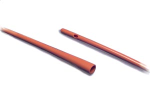 Cardinal Health Red Rubber Robinson Catheters, 10FR, 14"L, Latex, Sterile