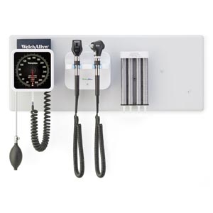 Hillrom GS777 Integrated Wall System, Macroview Otoscope, 117 LED, with BP
