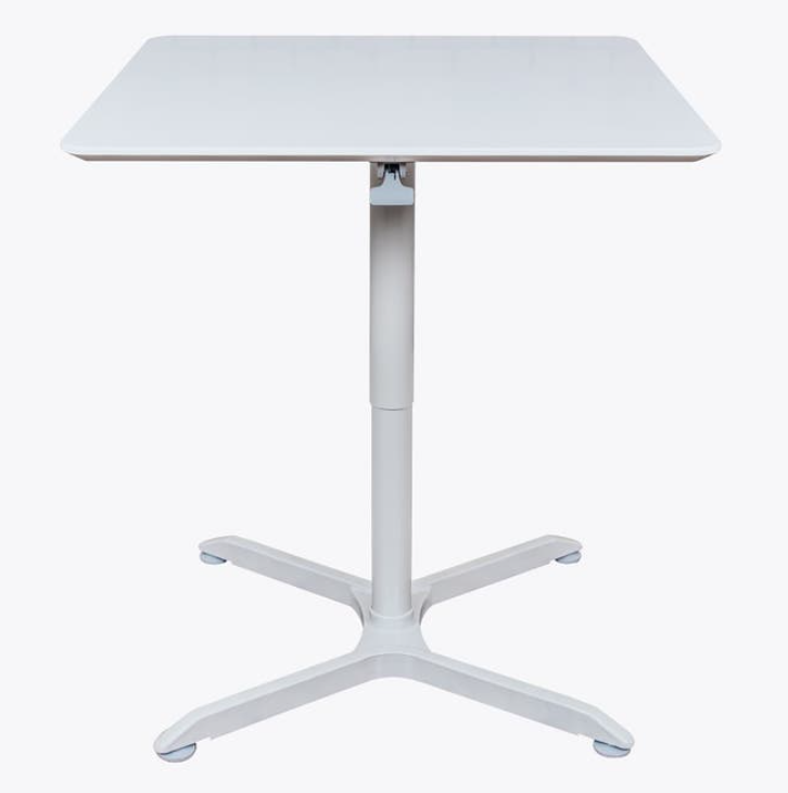 Luxor 36" Pneumatic Height Adjustable Square Cafe Table
