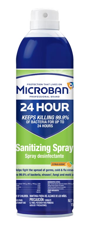 Procter & Gamble Distributing LLC Microban Sanitizing, Aerosol Spray, 15oz