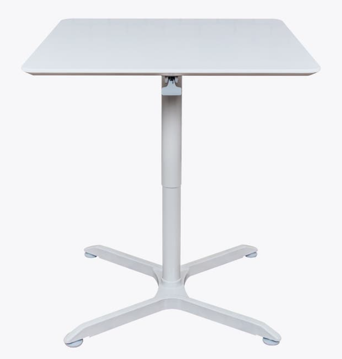 Luxor 32" Pneumatic Height Adjustable Square Cafe Table
