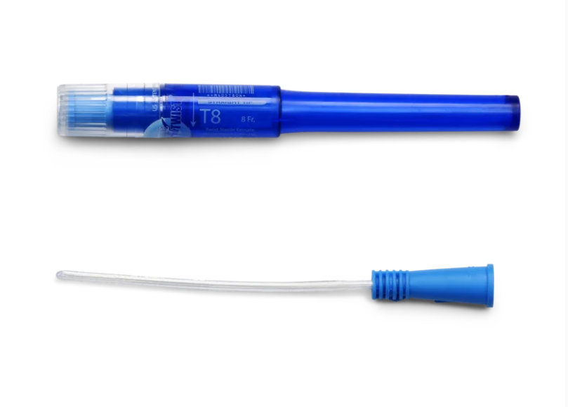 Convatec Cure Twist Catheter, Female, 6" Straight Tip, 8FR