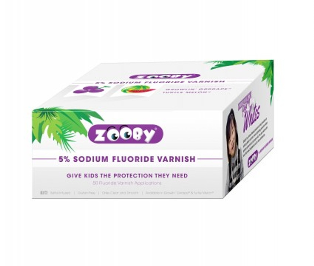 Young Dental Manufacturing Zooby Varnish, Growlin' Grape®, 5% Sodium Fluoride