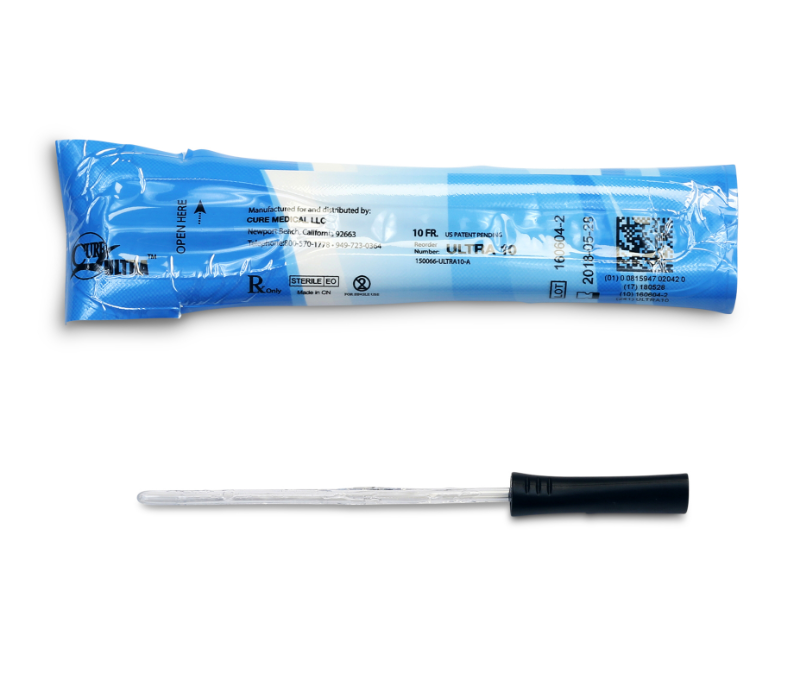 Convatec Cure Ultra Catheter, Female, Straight Tip, 10FR