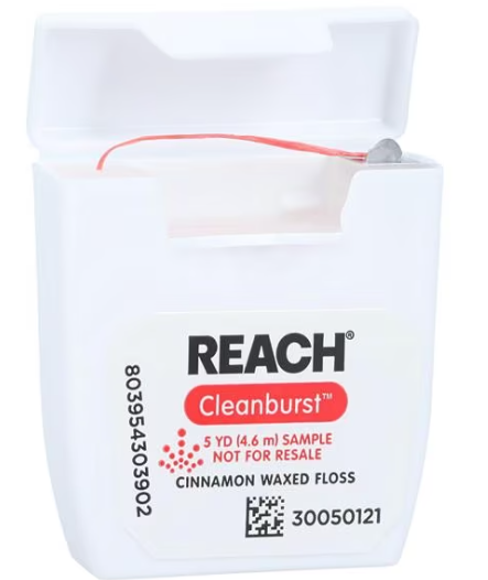 LG H&H USA, Inc. Clean Burst™ Dental Floss, Cinnamon, Trial Size, 5 yds, 144/cs