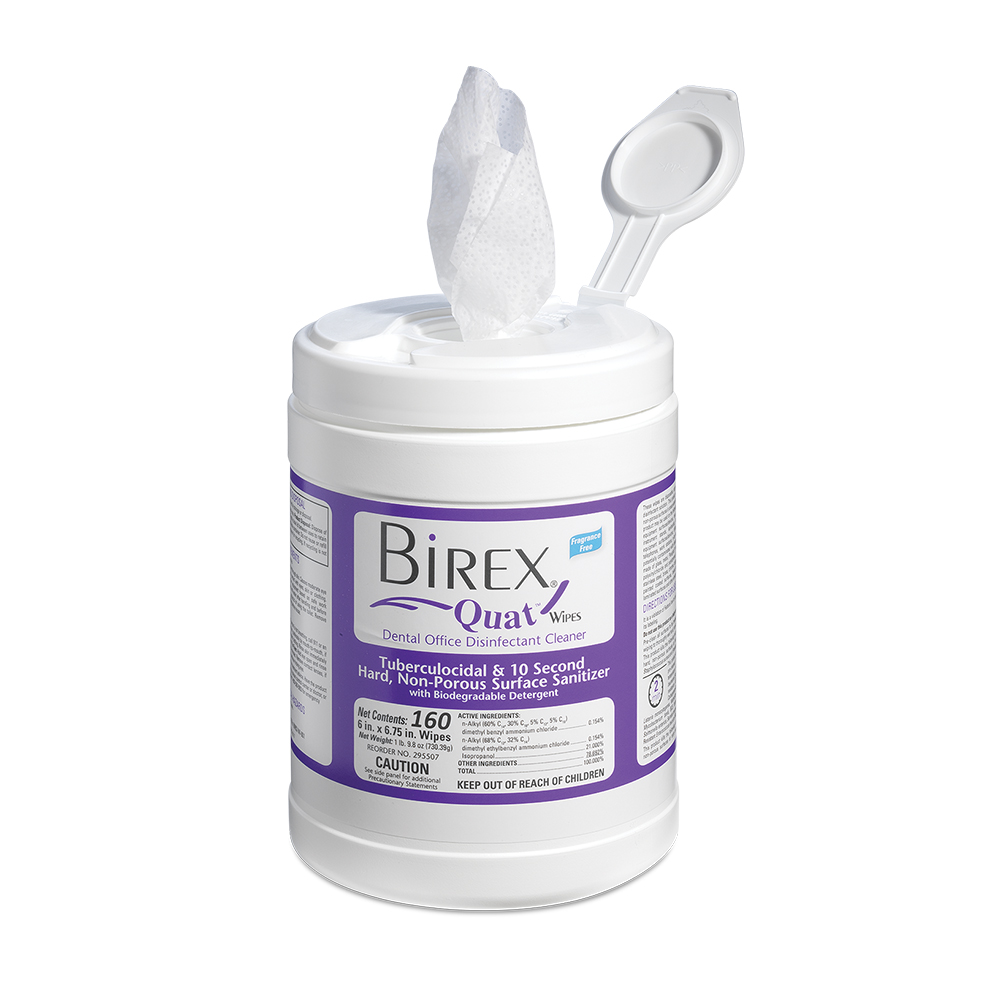 Young Dental Manufacturing Biotrol Birex® Quat™, Disinfectant Wipes (60 cs/plt)