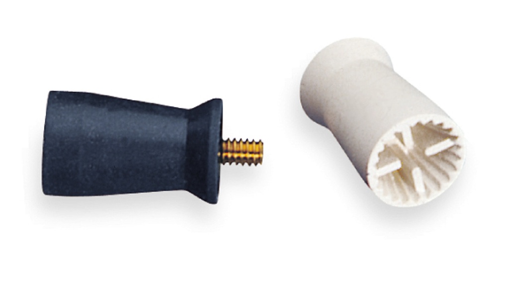 Young Dental Manufacturing Young™ Webbed, Screw, Soft, Gray, Prophy Cups, 720/bg