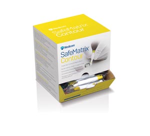 Medicom, Inc. Matrix Band, Disposable, Contour Narrow, 4.5mm, Yellow, 50 bands/bx
