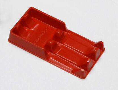 Aspen Surgical Scalpel Holder Red, Aspen Leaf with Bard-Parker, Sterile (100/box)