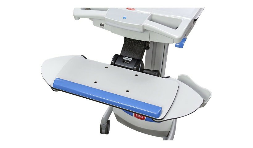 Capsa Premium Tilt Swivel Height Adjustable Keyboard Tray for M38e Computing Workstation Cart
