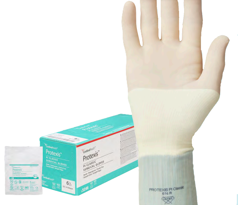 Cardinal Health Glove, Synthetic Polyisoprene Surgical, Size 8.5, Sterile, 50 pr/bx