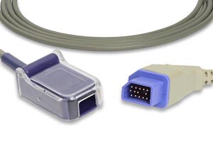 Cables and Sensors SpO2 Adapter Cable, 300cm, Nihon Kohden Compatible w/ OEM: JL-650P