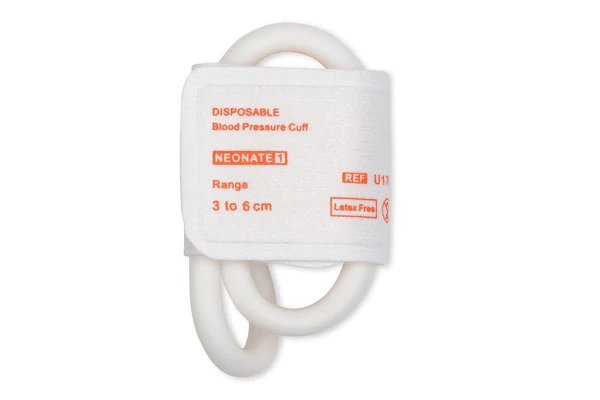 Cables and Sensors NIBP Cuff, Disposable, Neonatal, Size #1, Single Hose, OEM: M1866B