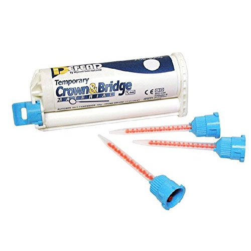 Mydent Temporary Crown & Bridge Material, 76gm Cartridge & (10) T-Mixer Tips, Shade B1