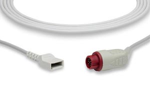 Cables and Sensors IBP Adapter Cable Utah Connector, Philips Compatible w/ OEM: 650-206