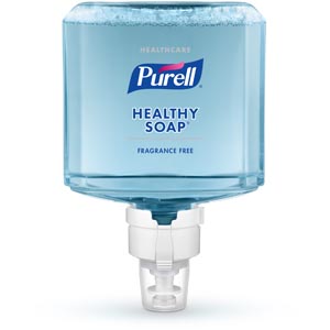 GOJO Industries, Inc. Healthcare Healthy Soap® Gentle & Free Foam, 1200 ml, Clear, 2/cs